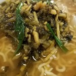 江山楼 - 高菜と豚肉麺　2016.12