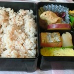 旅弁当 駅弁にぎわい - たこめしニ段重