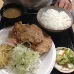 Shokudou Inakaya - 田舎家定食６００円