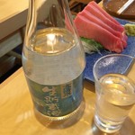 新横のまぐろや  - 2016.12 中とろの脂に日本酒をきゅ〜っと！