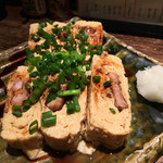 とりの出汁巻き玉子 650円。