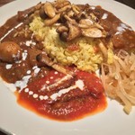 スパスパスパイシーカレー - スパイシーキノコカレー 800yen