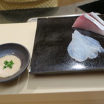 日本橋蛎殻町 すぎた - 高知の縞鯵とかわはぎ1