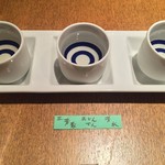 Shokusaiyuushin - 利き酒セット 780yen
