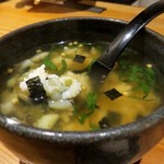 旬彩　しんすけ - お茶漬け［たこわさ］