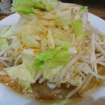 金太 - 2016年11月　ラーメン並 野菜増し、ニンニク少し　500円