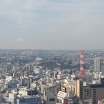 ダイナミックキッチン＆バー 響 横浜スカイビル店 - お店の外のエレベーター横からの風景。富士山が見えます。