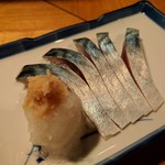 Meishu Kona Isamu - 〆鯖　650円