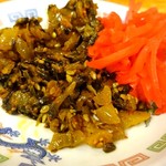 火の国 文龍 菊陽バイパス店 - 火の国 文龍 辛子高菜と紅しょうがはセルフで♪