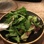 organ - 2016.12.9ヒラメのフリット茄子、トマト、葉野菜のサラダ③