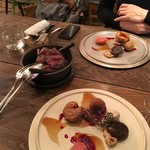 organ - 2016.12.9北海道産 蝦夷鹿のロースト 鹿肉のクロメスキ添え