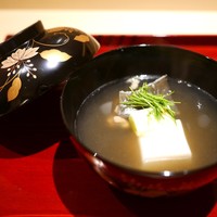 銀座 しのはら - お椀　すっぽんと胡麻豆腐