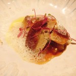 Benjarong - ③Foie Gras and Tamarind Chutney 480バーツ