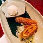 Celadon - ⑦Khaomad Thod Ice Cream Kati 350バーツ