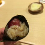 鮨 あらい - 手巻きトロ