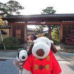 似故礼 - 続いて高田家跡に。こちらも立派な門構えだよ。
      こういう立派な門は長屋門と言って、
      大名家や上級武士にだけ建築が許されたんだって。 
      