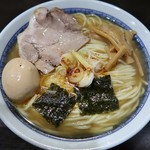 中華そば べんてん - 「塩ラーメン(中盛)(900円)+味付玉子(100円)」です