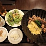 日本橋MITSU DUAL - 阿波尾鶏三色鉢御膳、850円