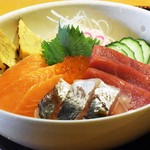 Fukuzushi - 季節の地魚3種漬け丼