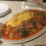 クワトロチンクエ - チーズオムレツ×カスレ(750円)