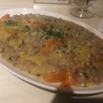 クワトロチンクエ - トリッパ×チーズリゾット(750円)