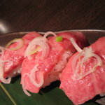 炭火焼肉 六本木 隆 - ひうちの握り