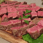 肉ya！ - 特選和牛からの贈り物　和牛甘味あるモモのレアステーキ