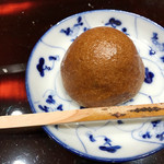 竹ざき - 10】デザート5：黒糖饅頭(2016.11月)