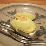 竹ざき - 10】デザート3：ピスタチオアイス(2016.11月)