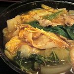 家庭料理菊正 - キムチ鍋定食（豚）