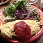 ルーエプラッツ ツオップ - 海老とオリーブのオムレツ