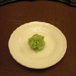 くずし懐石 縁 - 卸したての本山葵。