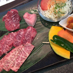 肉の割烹 田村  - 厳選牛焼肉セット　2870円
