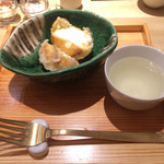 カウンターお野菜天ぷら mego - デザートの、アイス天ぷら