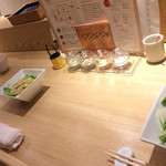 カウンターお野菜天ぷら mego - カウンター