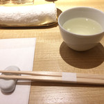 カウンターお野菜天ぷら mego - ハーブティ