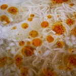 自家製辣油を投下