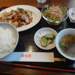 Chinkai Rou - 週替わりランチ、豚肉野菜辛子炒め７８０円（ご飯大盛り無料）