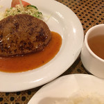 プチレストラン　ぱーとな - ハンバーグランチ