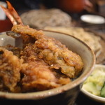 蕎麦切り 翁 - 蕎麦セット　天丼