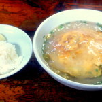 すいけん - 天津麺￥600＆半ライス￥100