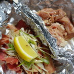 元祖ちぢみの王様 - 牛タン、鶏肉