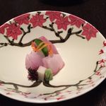 草菴 - お造り盛り合わせ
      （鮪、ｽｽﾞｷ、平目）