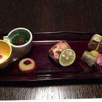 草菴 - 焼きもの八寸