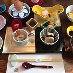 草菴 - 朝食全貌