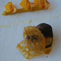 レストラン シャンボール - フォワグラポワレ　安納芋　焼きオレンジ　デーツビネガー