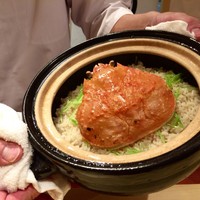 銀座 しのはら - 柴山の松葉ガニ 味噌とお出汁の御飯