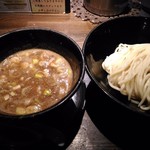 時屋 - 豚つけ(並盛) 〆の小さなダシご飯付 850円 (16年12月)