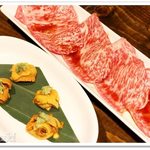 焼肉×バル マルウシミート - リブ芯の贅沢ウニロール