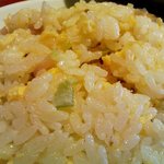 中華居酒屋 彩味園 - （2010年12月追加）「半チャーハン」ズーム。